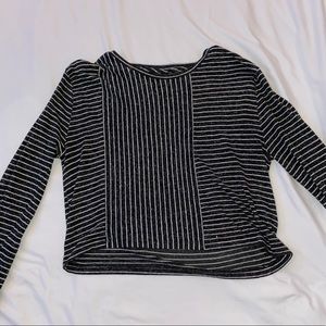 Striped Top Shop long sleeve shirt